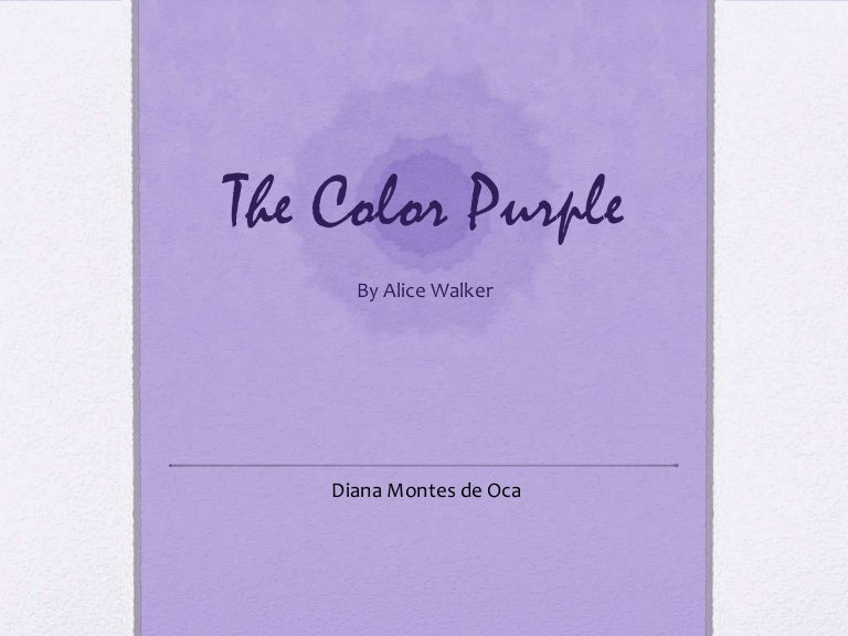 The Color Purple Book Pdf